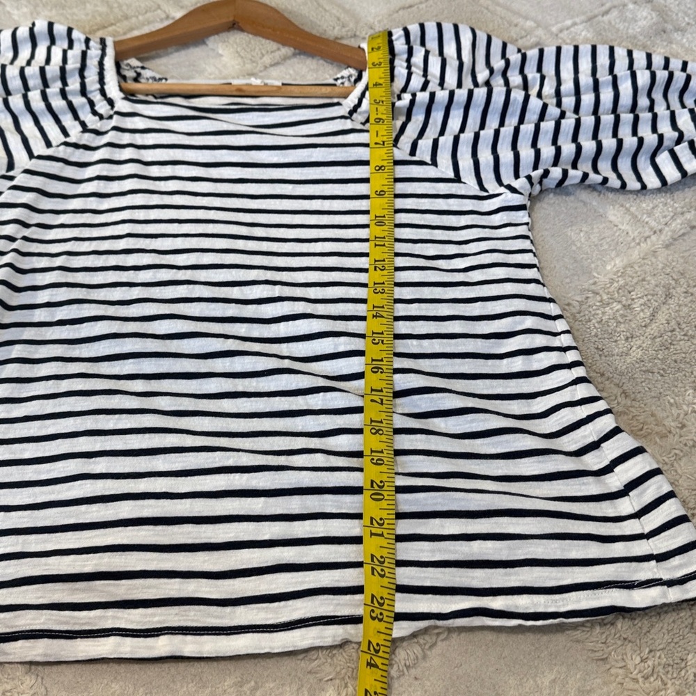 Maurices Charleston Striped Balloon Sleeve Top - Picture 7 of 9